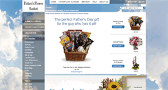 Desktop Screenshot of fishersflowerbasket.com